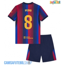 Camisa de time de futebol Barcelona Pedri Gonzalez #8 Replicas 1º Equipamento Infantil 2026-27 Manga Curta (+ Calças curtas)